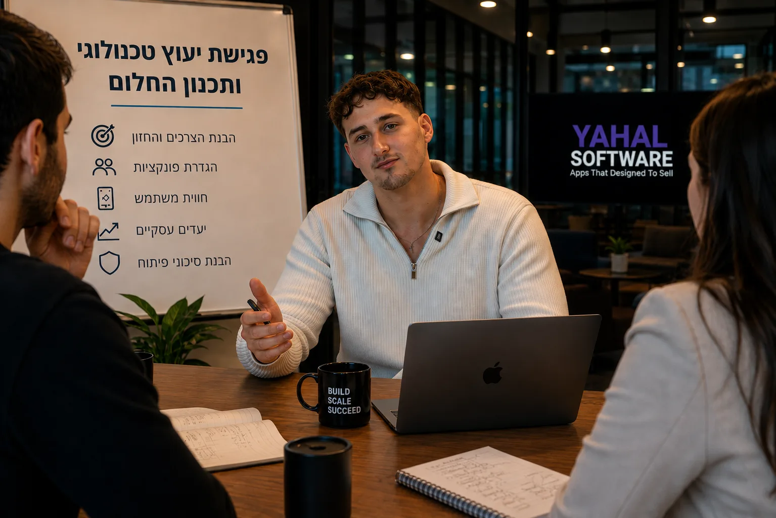 פגישות יעוץ טכנולוגי ותכנון החלום